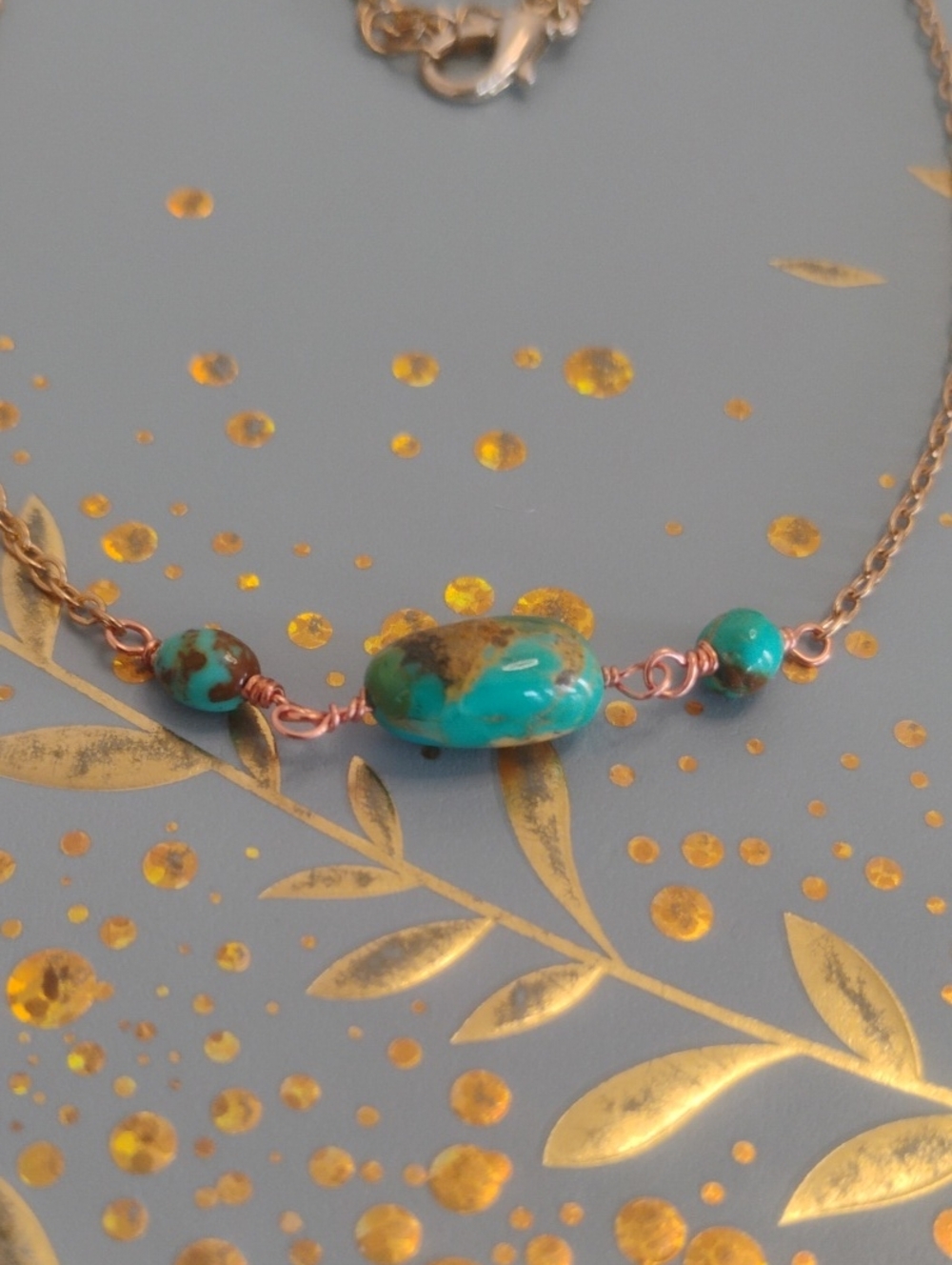 Genuine Kingman Turquoise Necklace